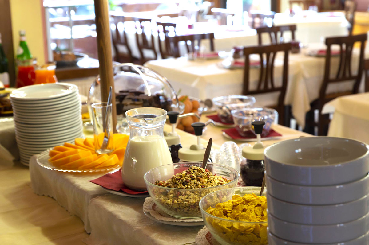 Primo piano sul buffet