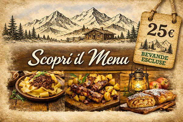 Scopri il menù Sapori di Quota